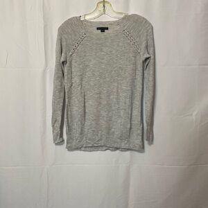 American Eagle Outfitters Knit Sweater Light Grey Women’s Extra Small